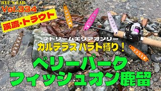 【管釣り・エリアトラウト】カルテラス パラト縛りで釣る！ベリーパーク フィッシュオン鹿留 Ryu’s Lab. 第334弾 #フィッシュオン鹿留 #カルテラス #パラト #ryuslab