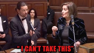 Nancy Pelosi Destroyed Live On Stage - She Has A Mental Breakdown