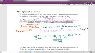 Lecture Video for Section 4 6 Optimization