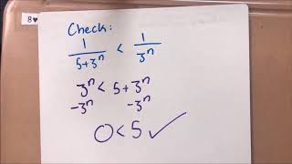 Calculus #43F: Direct Comparison Test for Series