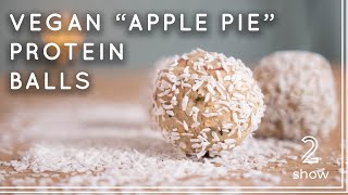 Vegan "Apple Pie" Protein Balls - Vegan Fitness Recipe