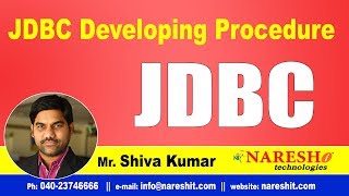 JDBC Tutorials | JDBC Developing Procedure | Advanced Java | Mr.Shiva Kumar
