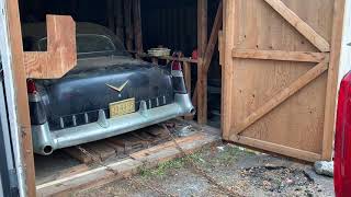 Barn Find 1955 Cadillac Fleetwood Series 75 Factory Limo - First Time Outside in 47 Years