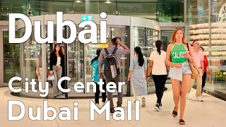 Dubai [4K] Dubai Mall World’s Largest Luxury Shopping Destination! Walking Tour 🇦🇪