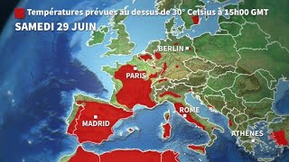 Canicule en Europe | AFP Animé