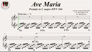 Ave Maria (Prelude in C major BWV 846) - Johann Sebastian Bach, Charles Gounod