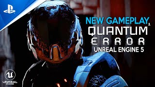 QUANTUM ERROR New Gameplay Trailer | PlayStation 5 Exclusive in Unreal Engine 5 HD 4K 60 FPS - 2023