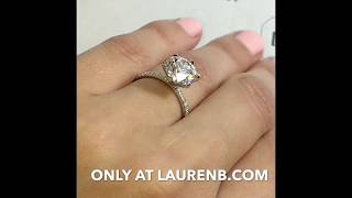 2 ct Round Diamond 6-Prong Engagement Ring