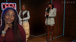 AWKWARD BLACK GIRLIES STAND UP! | Doechii \u0026 Issa Rae Genius Open Mic Reaction