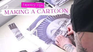 🕸️ TAPESTRY TIPS 🕸️ - my way of making a cartoon for tapestry weaving