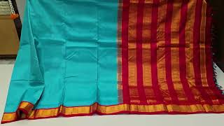 Rama blue madisar saree AC1467 | 9 yards silk saree #bridalsilksaree #korvaisarees #9yards