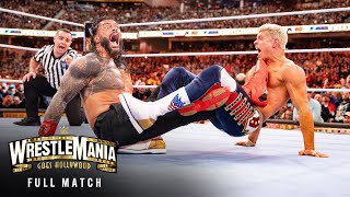 FULL MATCH — Roman Reigns vs. Cody Rhodes — Undisputed WWE Universal Championshi