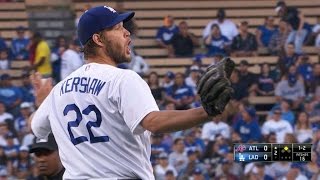 ATL@LAD: Kershaw balks, Francoeur awarded second base