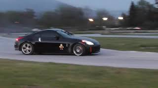 350Z Drifting Serres Kart Circuit part 1