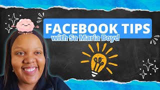 Facebook Tips with Sa Maria