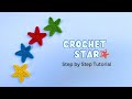 CROCHET STAR EASY TUTORIAL | BEGINNER