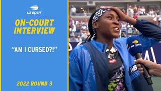 Coco Gauff On-Court Interview | 2022 US Open Round 3