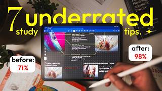 underrated study tips I would've k*lled to know (that top 1% students do)