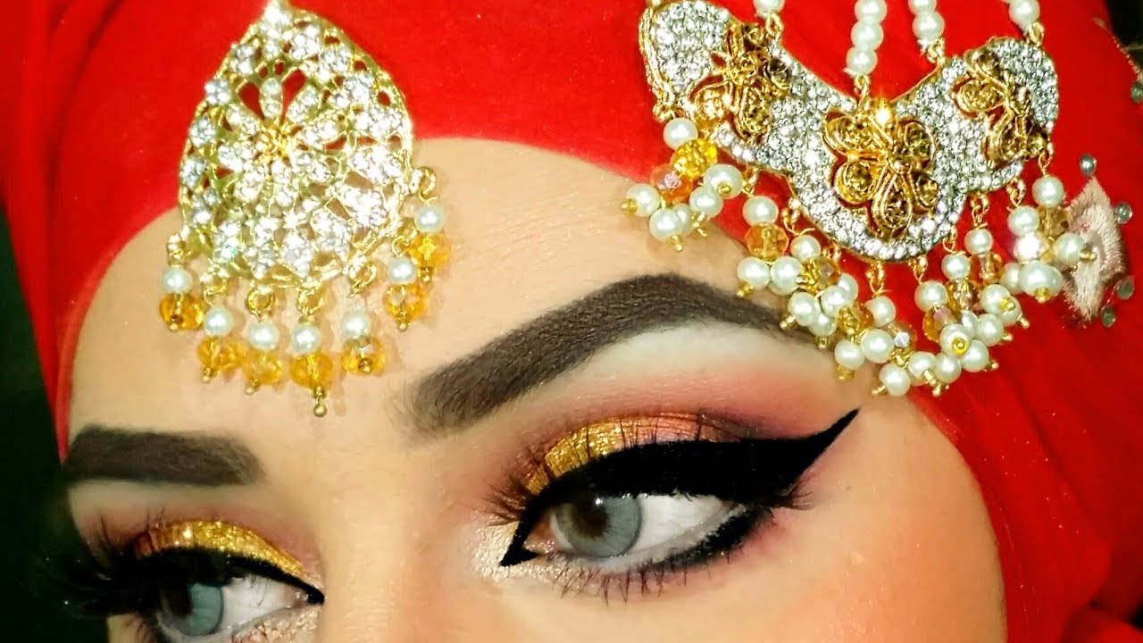 How To: TRADITIONAL PAKISTANI BRIDAL MAKEUP/ASIAN HIJABI BRIDAL LOOK ...