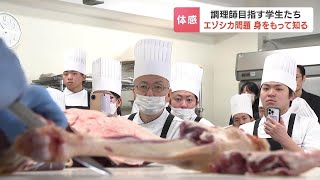 調理師を目指す学生たち　エゾシカ問題から「命をいただく」「食材を届ける」大切さを体感　北海道調理師専門学校