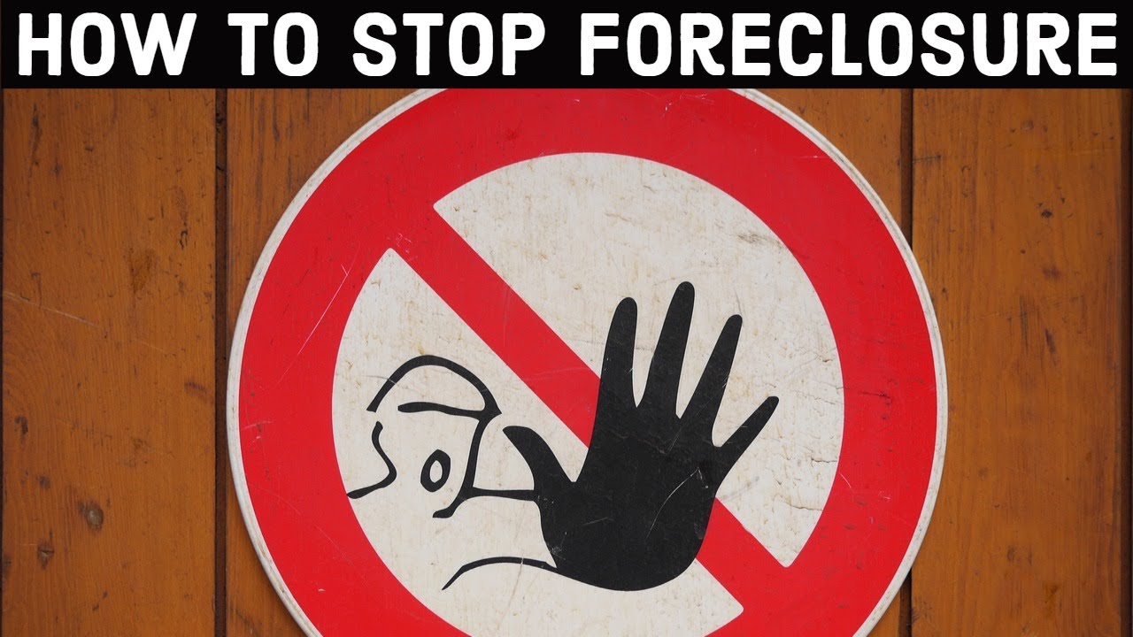 How To Stop Foreclosure At The Last Minute - YouTube