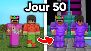 On a Survécu 50 Jours sur Minecraft Hardcore ft.Laylo