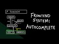 System Design: Design an AutoComplete Component like Google