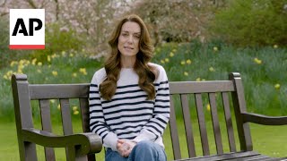 Kate Middleton announces she has cancer in video message