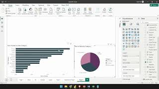 5.29 Visualization interaction in PowerBI