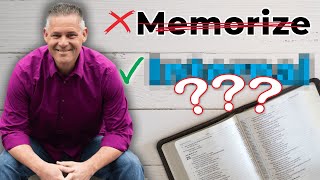 Don't Memorize the Bible. Do THIS instead (w/ Keith Ferrin)