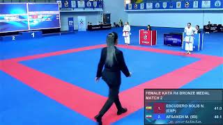 Female kata unsu / karate larnaca 2023