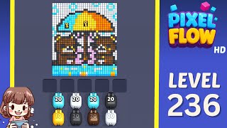 Pixel Flow Level 236 Solution Walkthrough