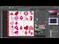 valentine s bingo cards how to design in photoshop beginners step by step tutorial