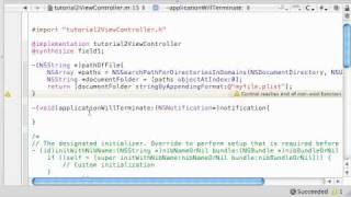 iPhone Development Tutorial - 35 - Saving Files