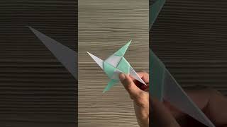 DIY | How To Make A Paper Shuriken | Easy Origami 🥷🌟 #shorts #easy #cool #ninja
