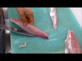 how to fillet a japanese sea perch スズキのさばき方