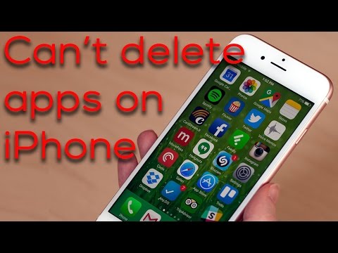 What to do if you can't delete apps on iPhone What to do if you can't delete apps on iPhone