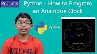 Python - How to Program an Analogue Clock
