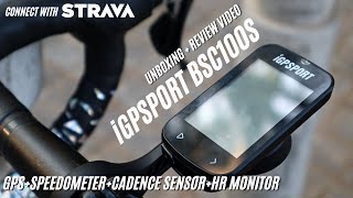 Most Affordable Bicycle GPS Speedometer - iGPSPORT BSC100S | unBOXING + Review Video 🚴‍♂️