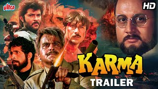 Karma Trailer |Dilip Kumar, Nutan, Anil Kapoor, Jackie Shroff | Hindi Bollywood Action Movie Trailer