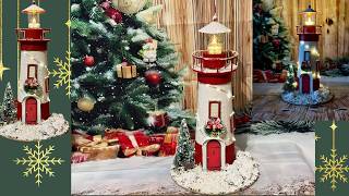 Build a Unique Christmas Lighthouse: DIY Guide