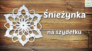 Śnieżynka #23 na szydełku