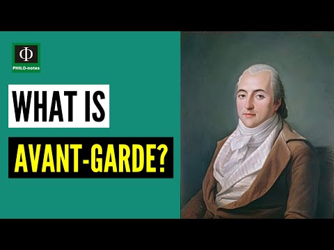 What is avant garde in English?