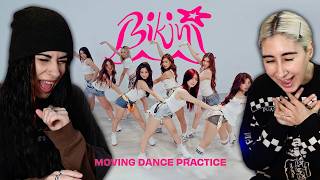 CHAOTIC REACTION TO BINI 'BIKINI' MOVING DANCE PRACTICE