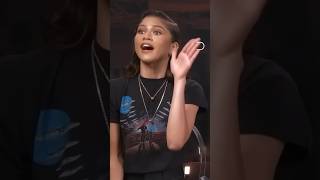 Zendaya awkward about kissing Timothee