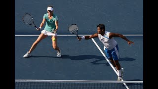 2017 US Open: Paes and Shaughnessy hit a winning smash