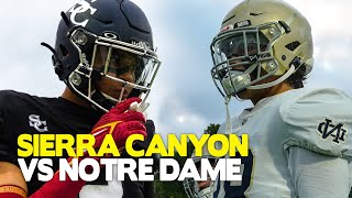 Sierra Canyon vs Notre Dame | Official HS Football Game Highlights @SportsRecruits