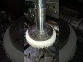 Hobbing Machine Nylon Gear Teeth Cutting #machine #shorts #technology