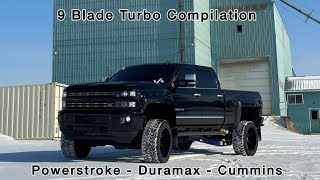 9 Blade Turbo Whistle Compilation, LOUD!!