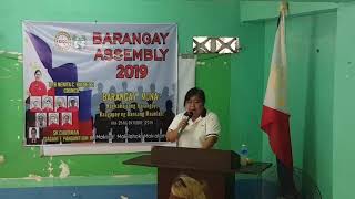 State of Barangay Address